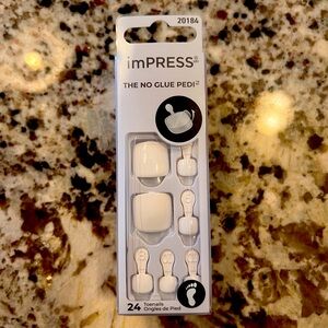 Kiss High Tech PureFit Toenails - White